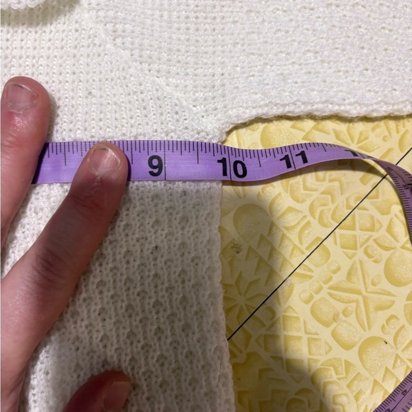 Vintage Knit White Matching Set - Picture 6 of 9